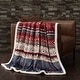 preview thumbnail 52 of 158, Indigo Hill by HiEnd Accents Campfire Sherpa Fleece Throw, 1PC or 3PC 1-Piece - Home on the Range Aztec