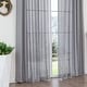 preview thumbnail 16 of 36, Linen Textured Light Filtering Back Tap/ Rod Pocket Curtain Panels (Set of 2)