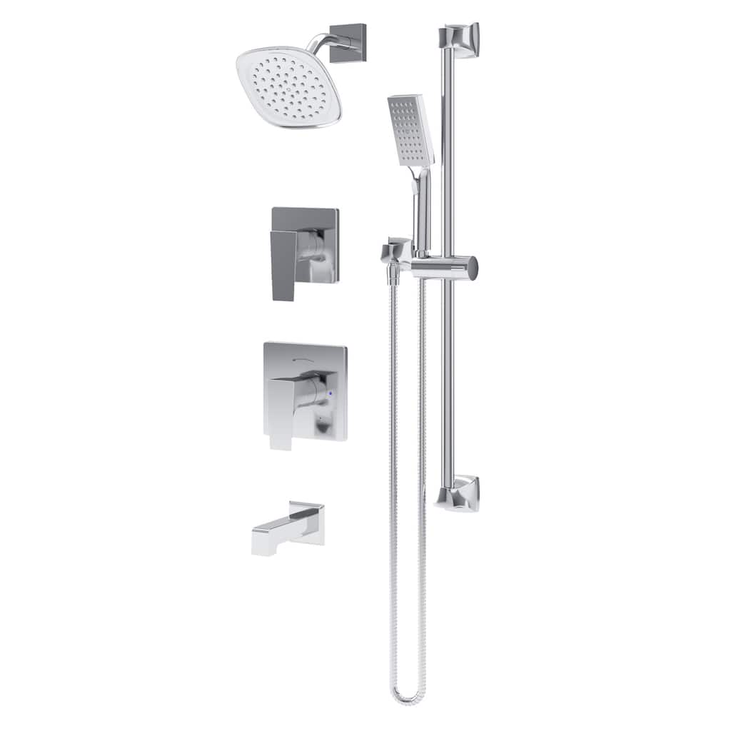 Symmons 499615TRM Verity HydroMersion Pressure Balanced Tub and Shower