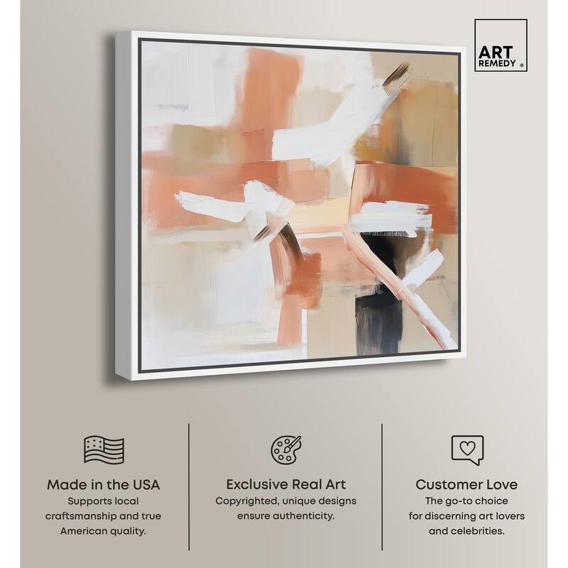 Rose and Rust II Canvas by Art Remedy