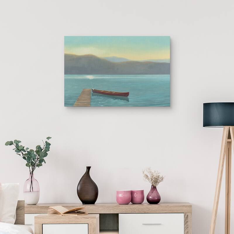 Zen Canoe II by James Wiens Canvas Art Print