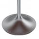 preview thumbnail 8 of 29, Verve 48" Modern Round Solid Wood Top Dining Table with Brushed Chrome Steel Pedestal Base for Kitchen & Dining Room