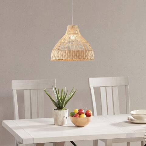 INK+IVY Wren Bell Shaped Bamboo Pendant