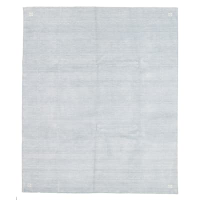 ECARPETGALLERY Hand Loomed Kashkuli Gabbeh Light Blue Wool Rug - 8'3 x 10'0