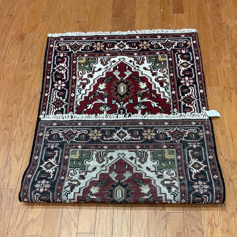 Handmade One-of-a-Kind Heriz Wool Oriental Rug 3' x 5' - 3 x 5