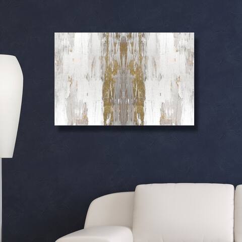 Oliver Gal 'Sensation White' Abstract Gallery Wrapped Canvas Art