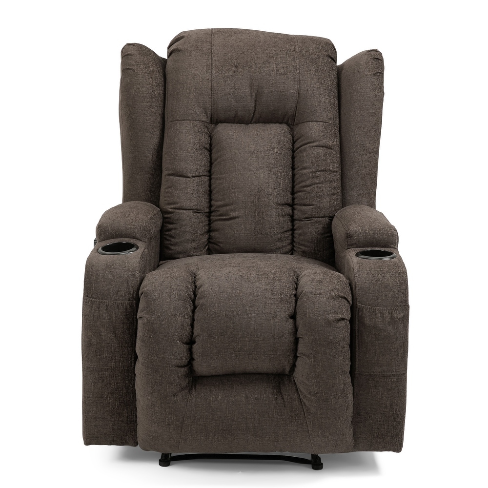Coosa Indoor Pillow Tufted Massage Recliner by Christopher Knight Home - On  Sale - Bed Bath & Beyond - 32579980