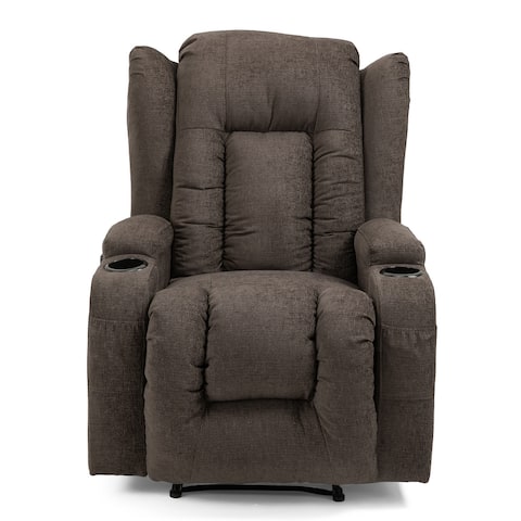 Lavonia Indoor Pillow Tufted Massage Recliner by Christopher Knight Home