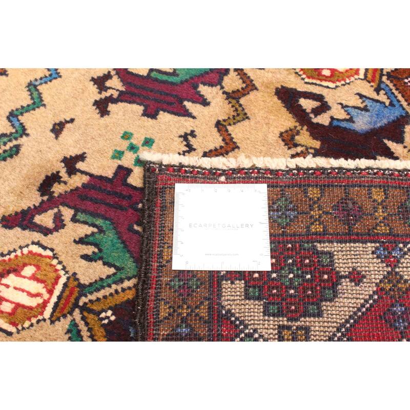 ECARPETGALLERY Hand-knotted Teimani Tan Wool Rug - 3'2 x 4'6