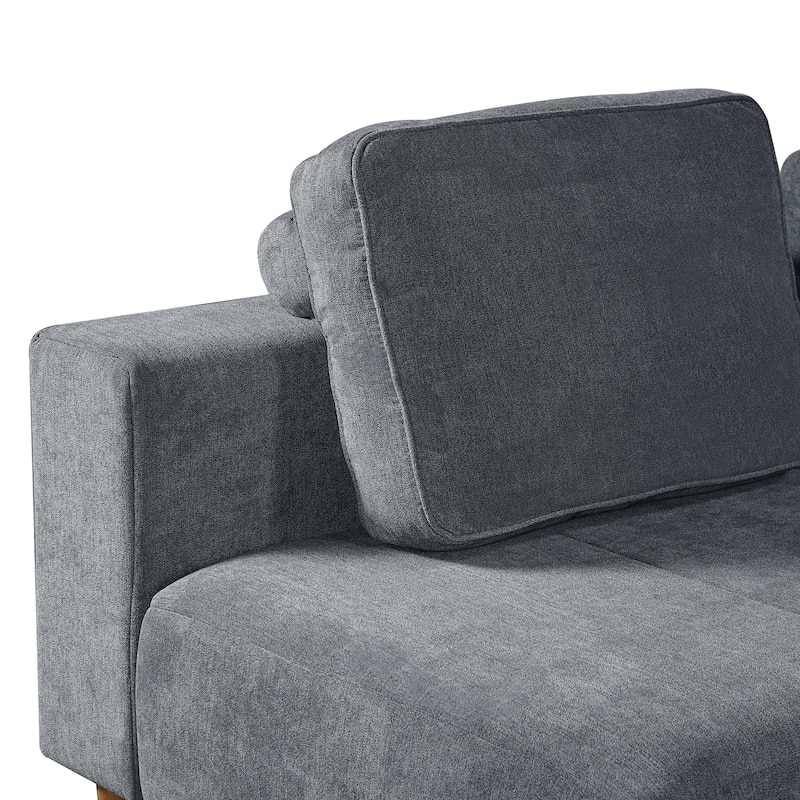 Christopher Knight Home - Modular 109" Soft Upholstered L-Shaped Sectional Sofa