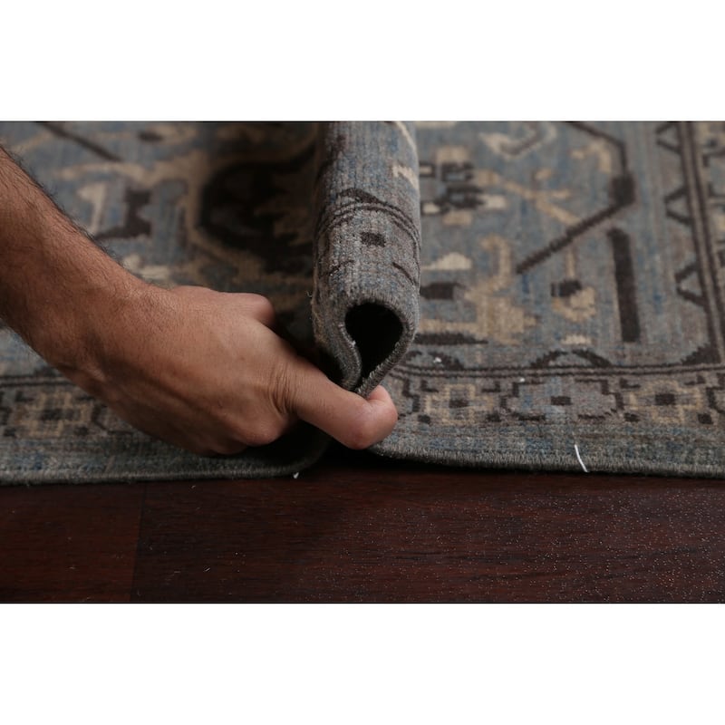 Traditional Geometric Ziegler Turkish Living Room Area Rug Wool Carpet - 6'7" x 9'10"