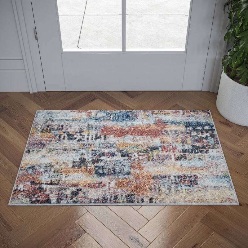Rayna Bohemian & Eclectic Graphic Print Indoor Area Rug