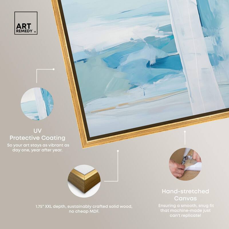Transcendent Tides II Canvas by Art Remedy