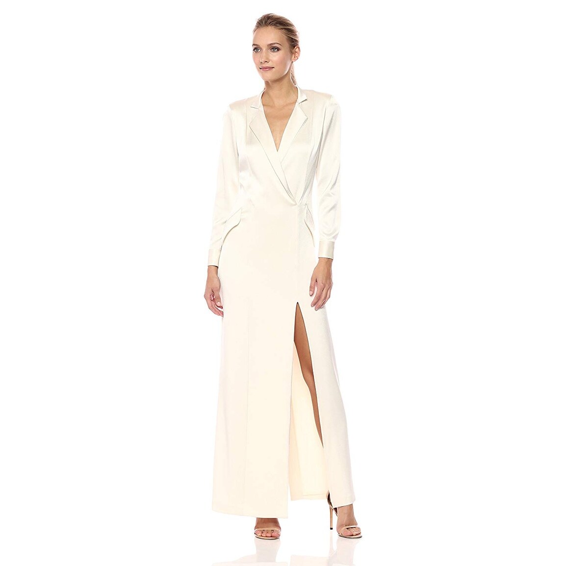 Cream Silk Shirt Dress Discount, 58 