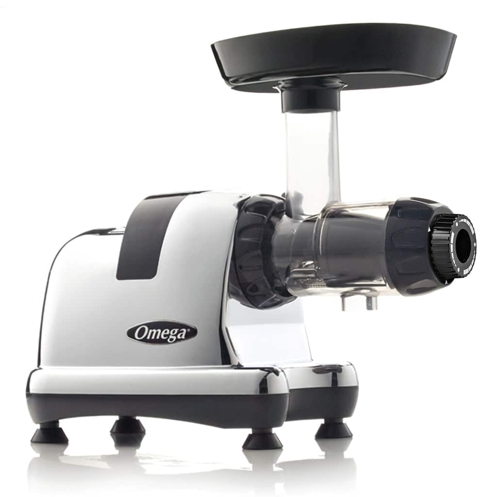 Omega 200-Watt Cold Press Masticating Slow Juicer With 3-Stage Auger