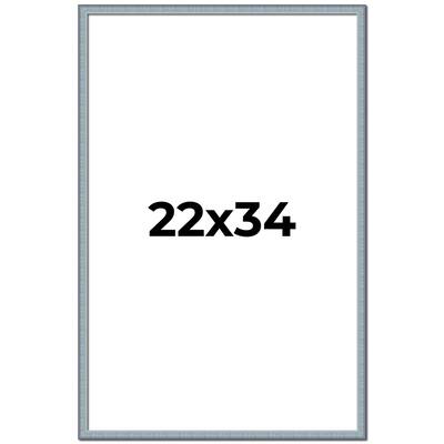 22x34 Frame Rustic Sky Blue Solid Wood Picture Frame | 0.75 Inch
