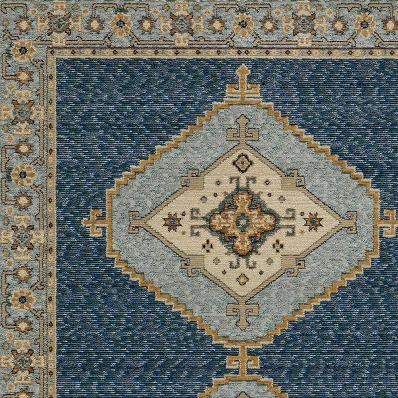HomeRootsMedallion Bohemian Rectangle Area Rug