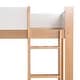 preview thumbnail 7 of 8, Furniture of America Oryas White and Natural Solid Wood Twin over Twin Low Profile Bunk Bed