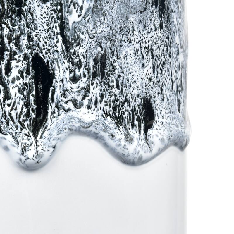 Elk Home Gallemore Black Earthenware 7.5 Inch Wide Vase