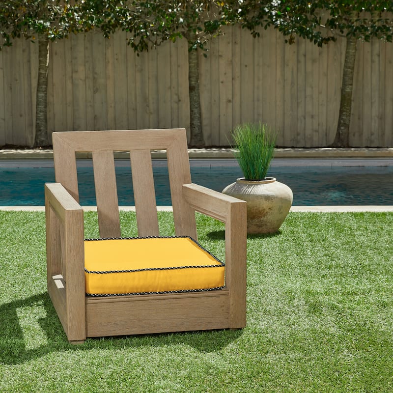 Sorra Home Sunbrella Indoor/Outdoor Braided Cord Cushion