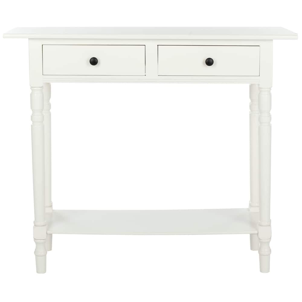 SAFAVIEH Arvilla Grey 2-Drawer Console Table - 37.8" x 13" x 31.9" - 38Wx13Dx32H