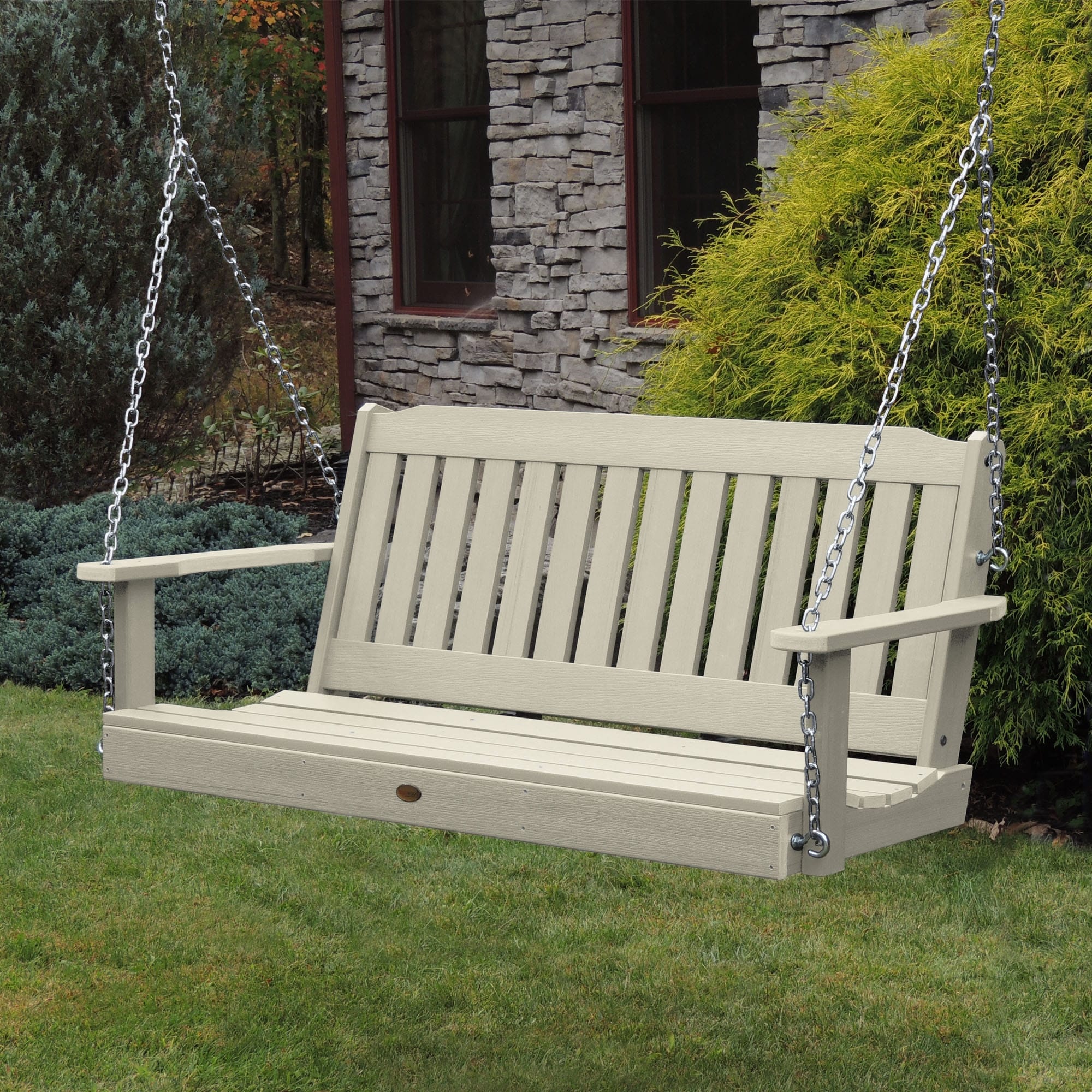 Highwood Lehigh 5 foot Eco friendly Synthetic Wood Porch Swing