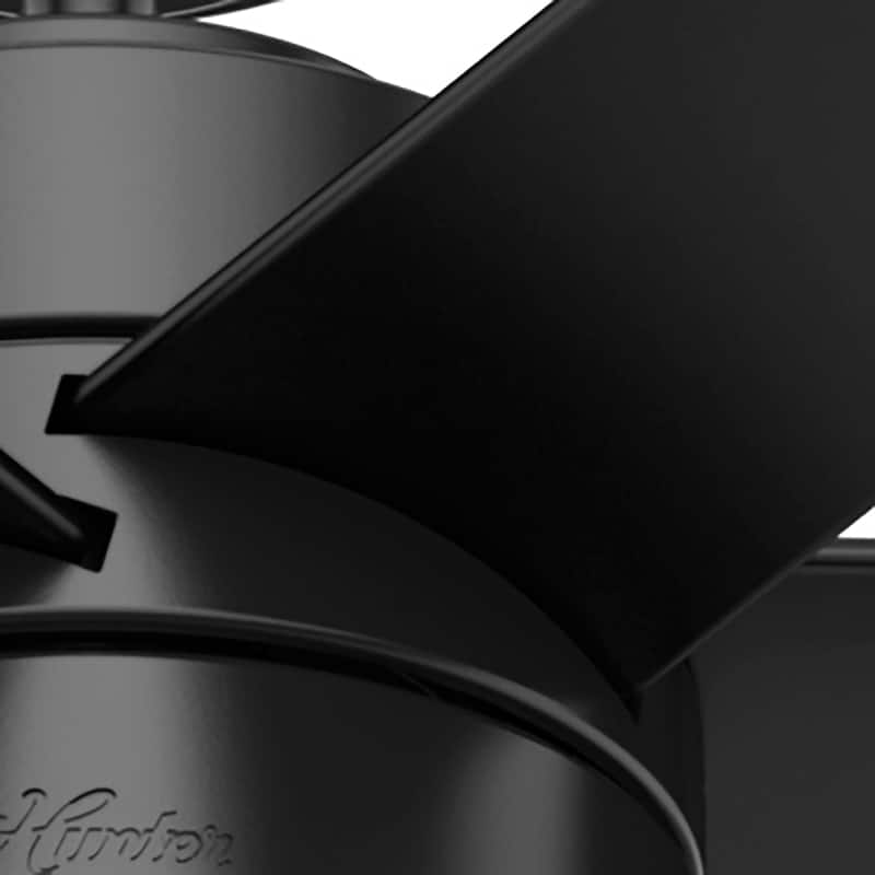 Hunter 72" Solaria Outdoor Ceiling Fan with LED Light, Wall Control - Damp-Rated - Industrial, Contemporary - ENERGY STAR!