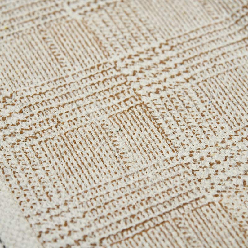 Declan Briel Handmade Geometric Flatweave Natural Fiber Cotton Rug
