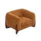 preview thumbnail 7 of 53, Tina Modern Upholstered Boucle Arm Club Chair by Christopher Knight Home