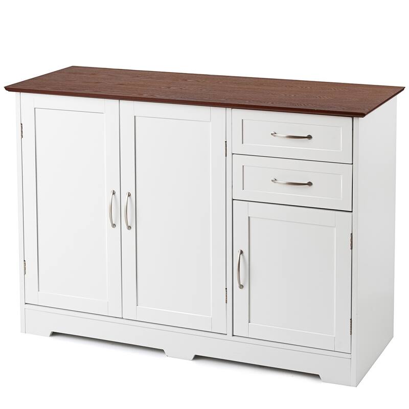 Gymax Buffet Storage Cabinet Console Table Kitchen Sideboardd Home