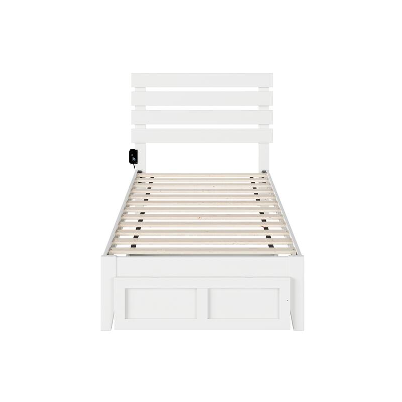 Oxford Platform Bed with Foot Drawer