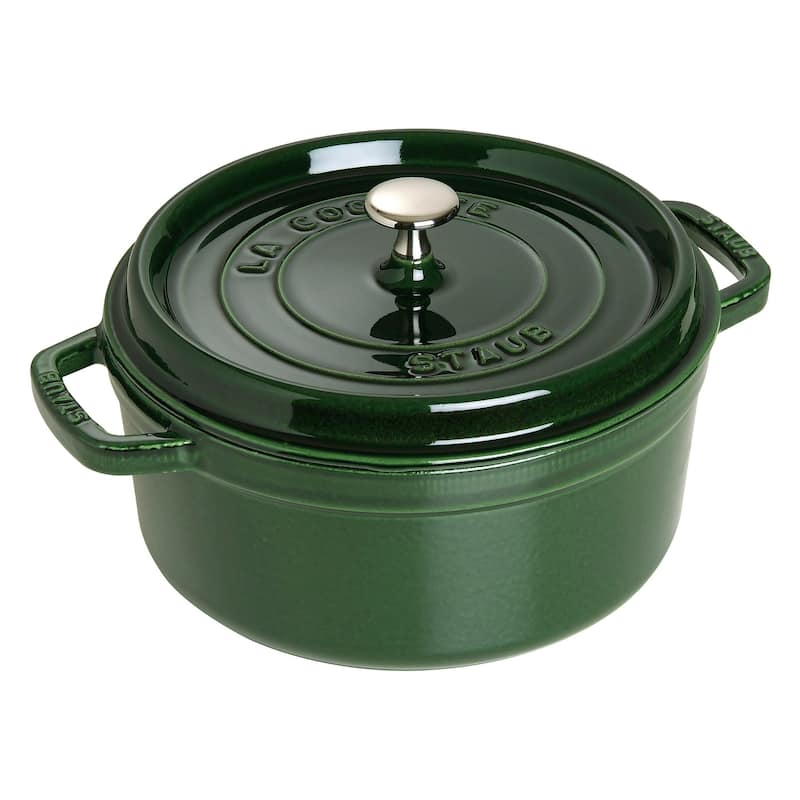 STAUB Cast Iron 4-qt Round Cocotte