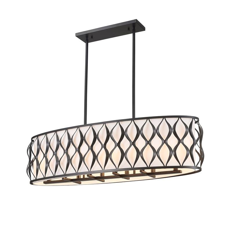Z-Lite 1948-42L Harden 10 Light 43" Wide Linear Chandelier