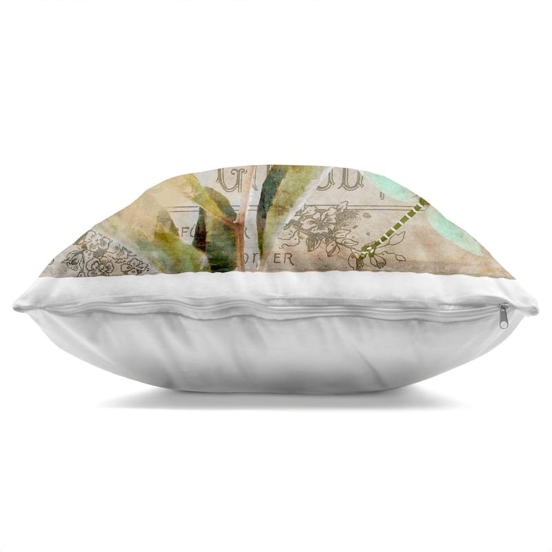 Stupell French Vintage Blossom Decorative Printed Throw Pillow Design by Sasha