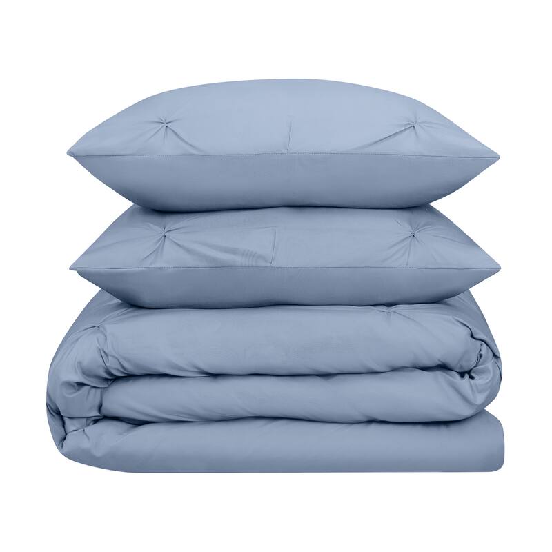 Serta Simply Clean Antimicrobial Pleated Comforter Set