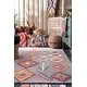 preview thumbnail 13 of 43, Nuloom Hand Tufted Wool Moroccan Triangle Rug
