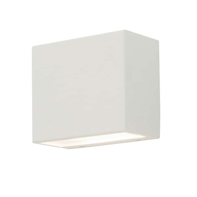 AFX DKTW0504LAJUD Dakota 4" Tall LED Outdoor Wall Sconce - White