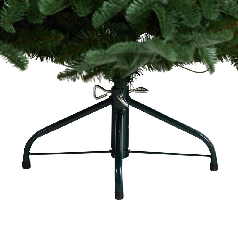 4' South Carolina Spruce Artificial Christmas Tree with 200 White Warm Lights and 848 Bendable Branches