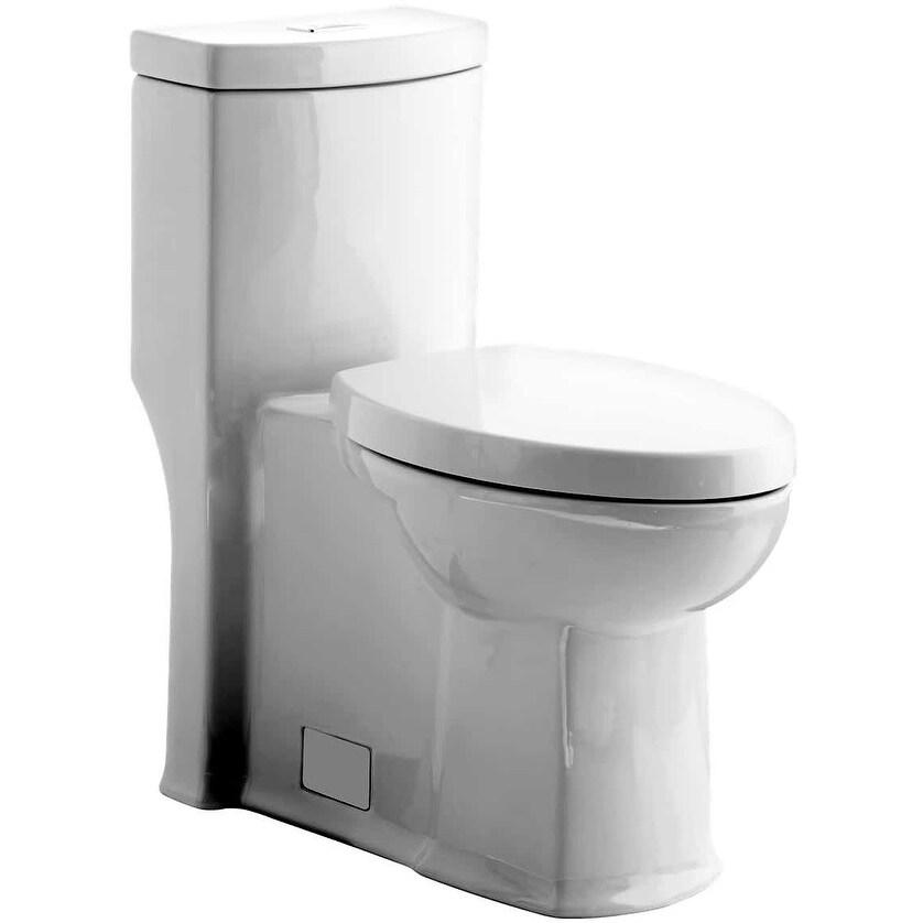 Shop American Standard 2891 200 Boulevard Elongated Luxury One Piece Dual White Overstock 30750457