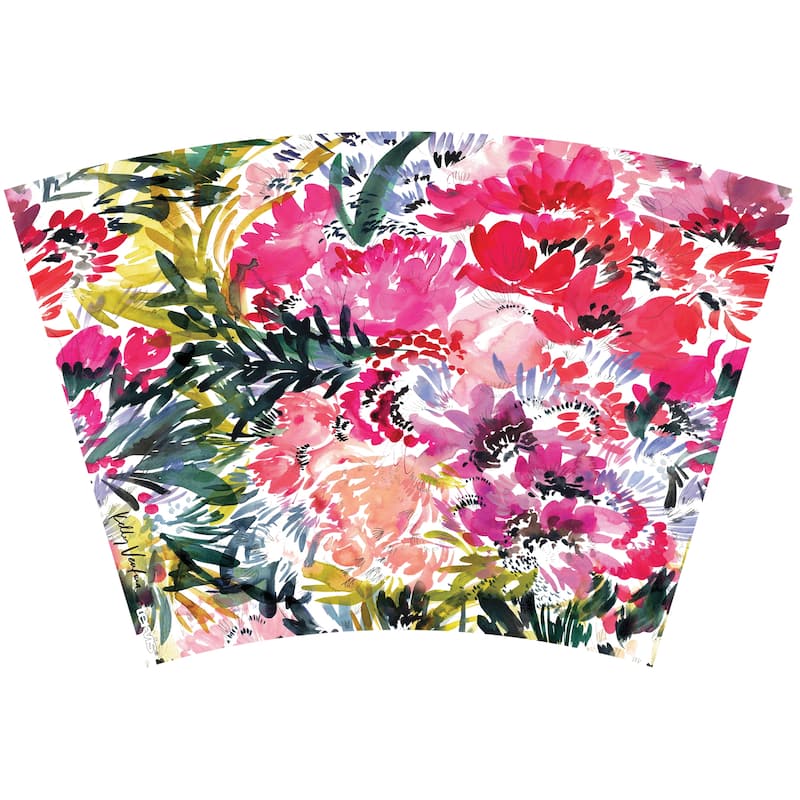 Tervis Kelly Ventura Floral Collection Made in USA Double Walled Insulated Travel Tumbler, Perennial Garden