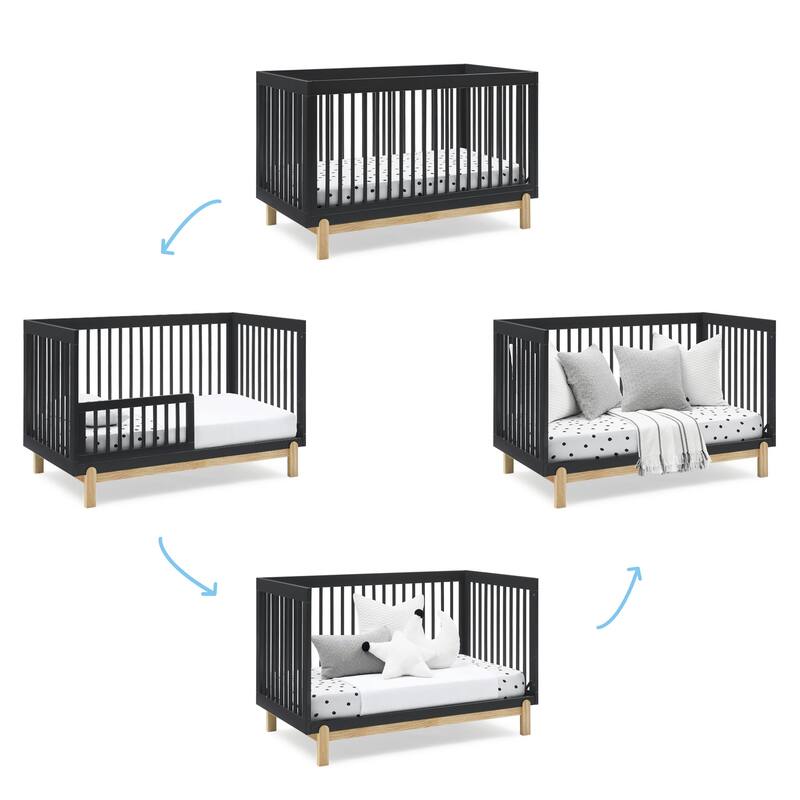 Poppy 4-in-1 Convertible Crib, Greenguard Gold Certified