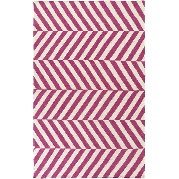 Flatweave Lugano Striped Wool Area Rug Overstock 9530103
