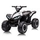 preview thumbnail 1 of 24, 12V Kids Ride On ATV, 4 Wheeler Electric Vehicle for Toddlers White
