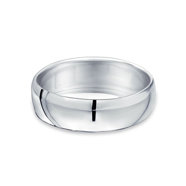 925 Sterling Silver 7mm Wedding Band Ring