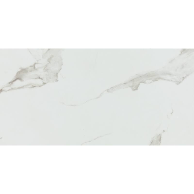 Daltile Grantshire 18 x 36 5.0 MM Glue Down Luxury Vinyl Flooring (6 PCS Per Carton) (27.00 SQFT Per Carton) - Catania Calacatta