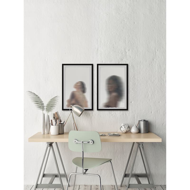 Blurry Portrait Diptych