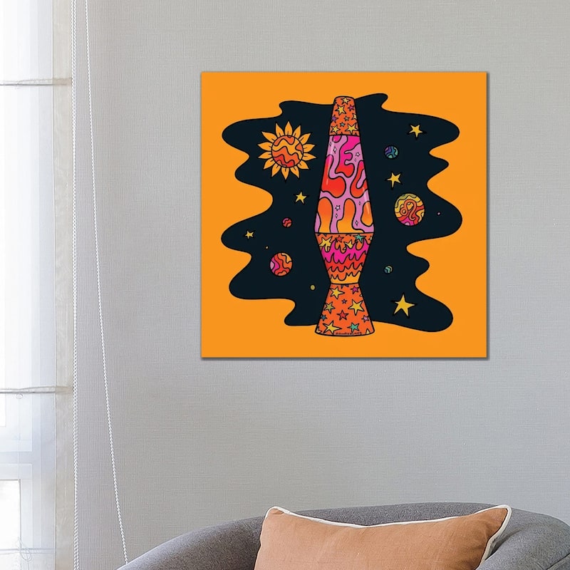 iCanvas "Leo Lava Lamp" by Doodle By Meg Canvas Print - 26x26x1.5