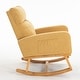 preview thumbnail 37 of 83, HOMYKA 28" Wide Rocking Chair for Nursery with Solid Wood Leg Set of 2