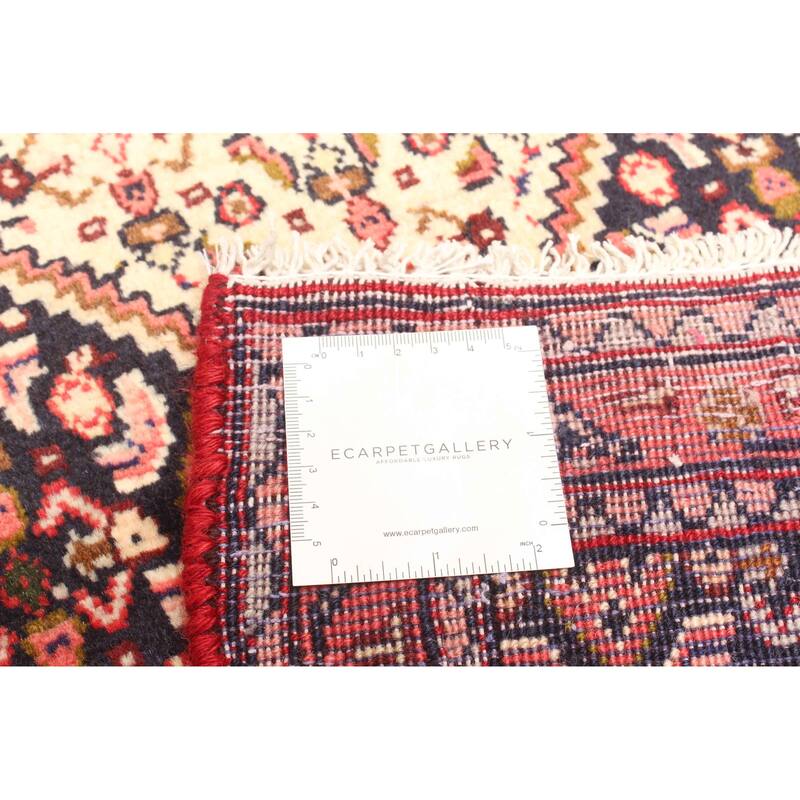 ECARPETGALLERY Hand-knotted Kayseri Vintage Cream Wool Rug - 1'6 x 9'5