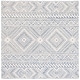 preview thumbnail 10 of 28, SAFAVIEH Handmade Metro Baiba Boho Moroccan Wool Rug 6' Square - Blue/Ivory - Square
